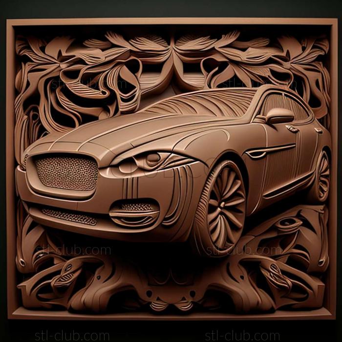 3D модель Jaguar XJ (STL)